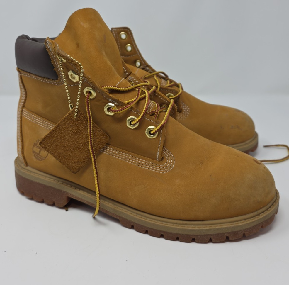 Timberland Mens 6 Inch Boot Wheat Nubuck Premium 10061 Size 7