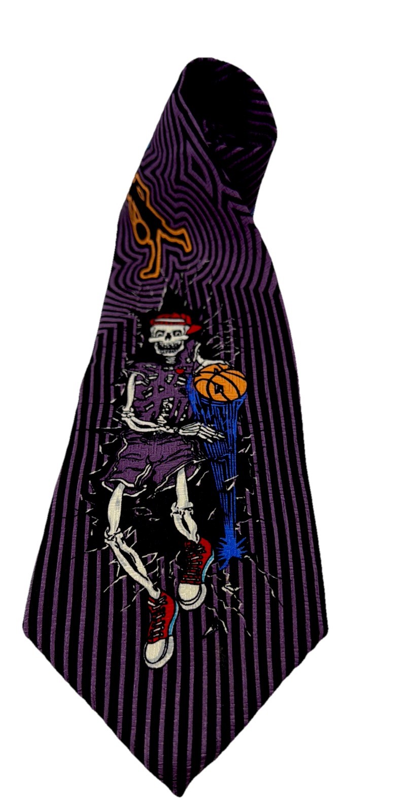 Skullman for MBP Necktie 100% Imported Silk Greg Speirs Waga NYC