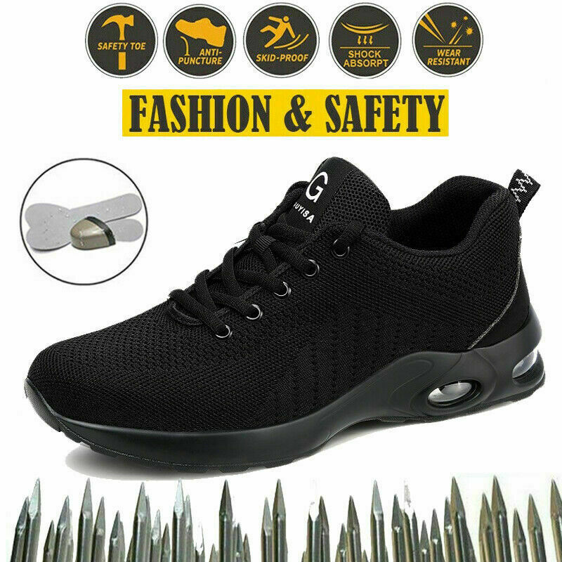 Bulletproof Comfort Mens Work Safety Shoes Steel Toe shoes Indestructible shoe