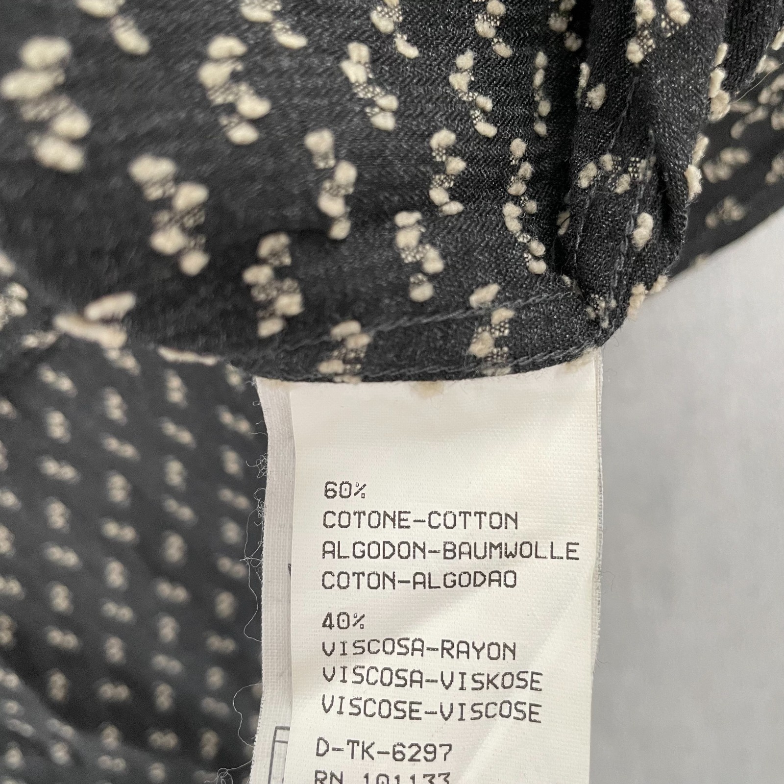 Ermenegildo Zegna Shirt Adult XL Black Button Up Premium Fabric Luxury Relaxed