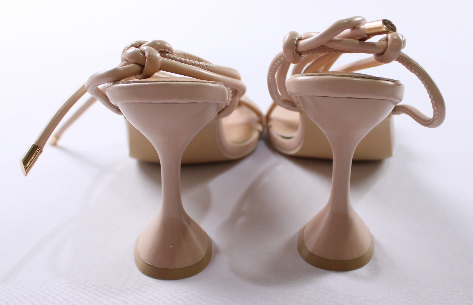 Micas Women’s Tie Ankle High Heeled Sandals CD4 Wheat Size US:10 EU:41