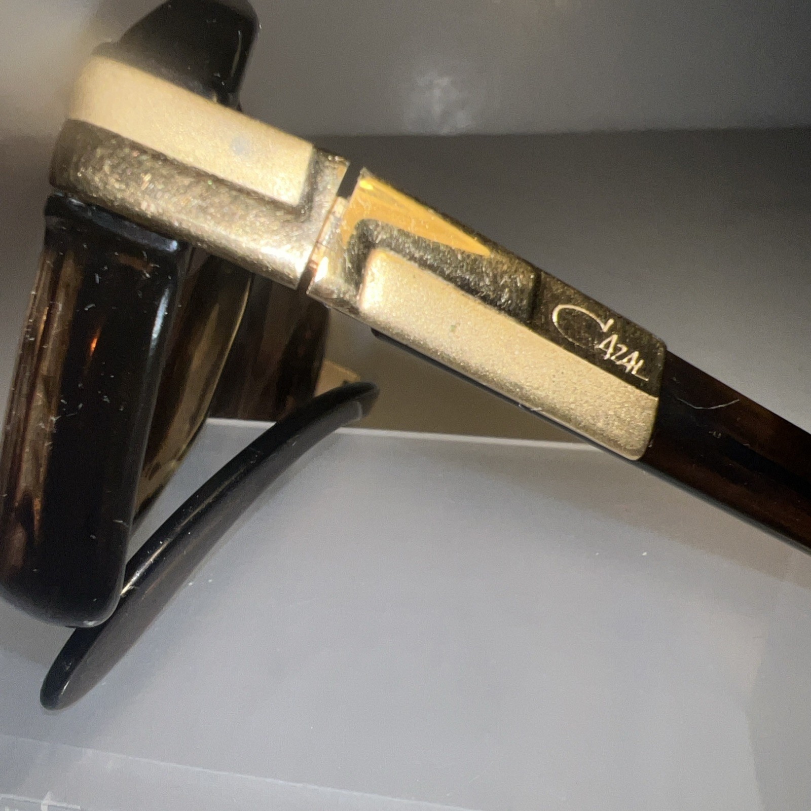 Cazal MOD607 1980’s Tortoiseshell Eyeglasses Frames Cazzy Germany EUC
