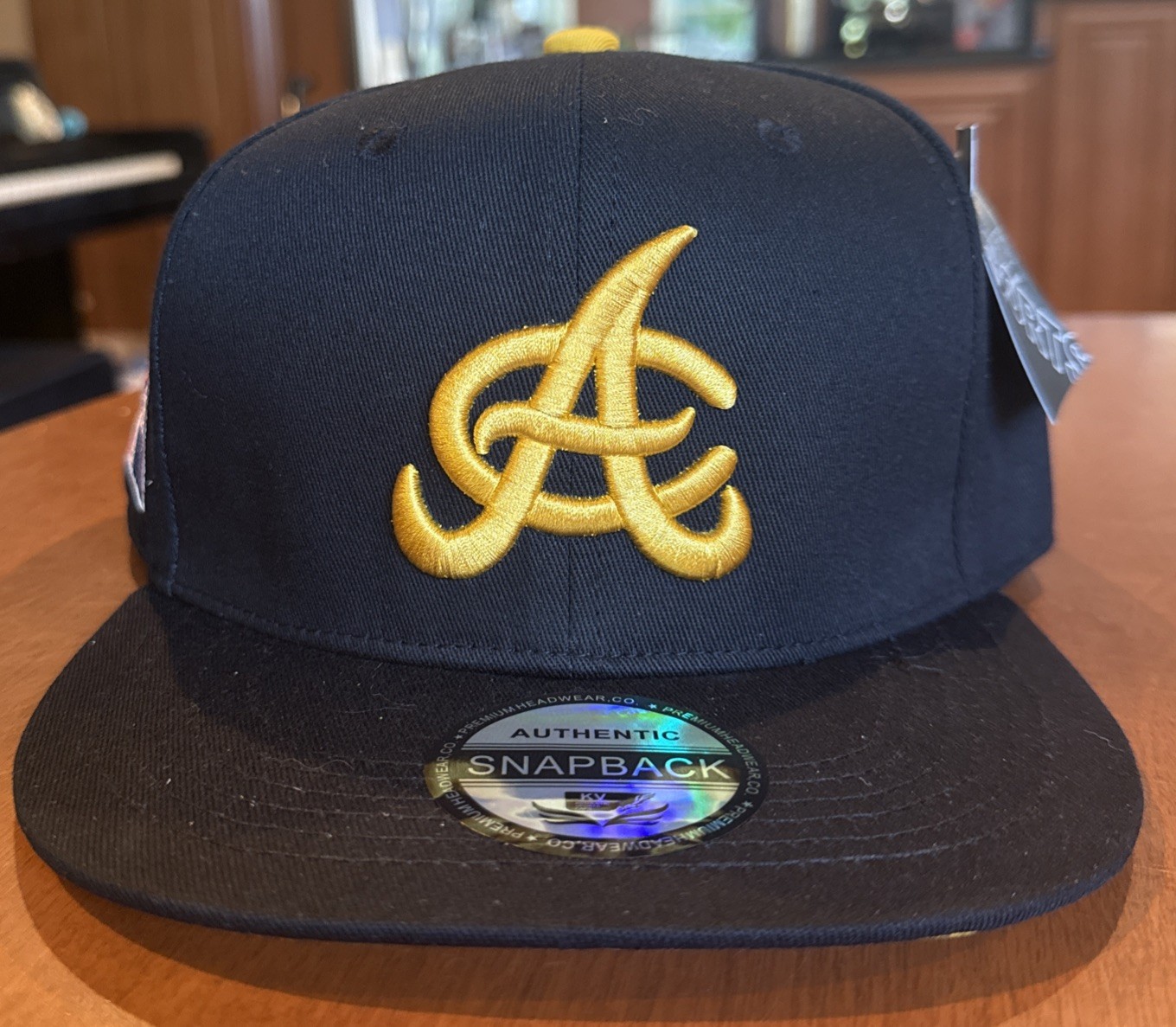 Aguilas Cibaeñas SnapBack Black Hat Cap Gorra Dominican Republic DR Flag Logo