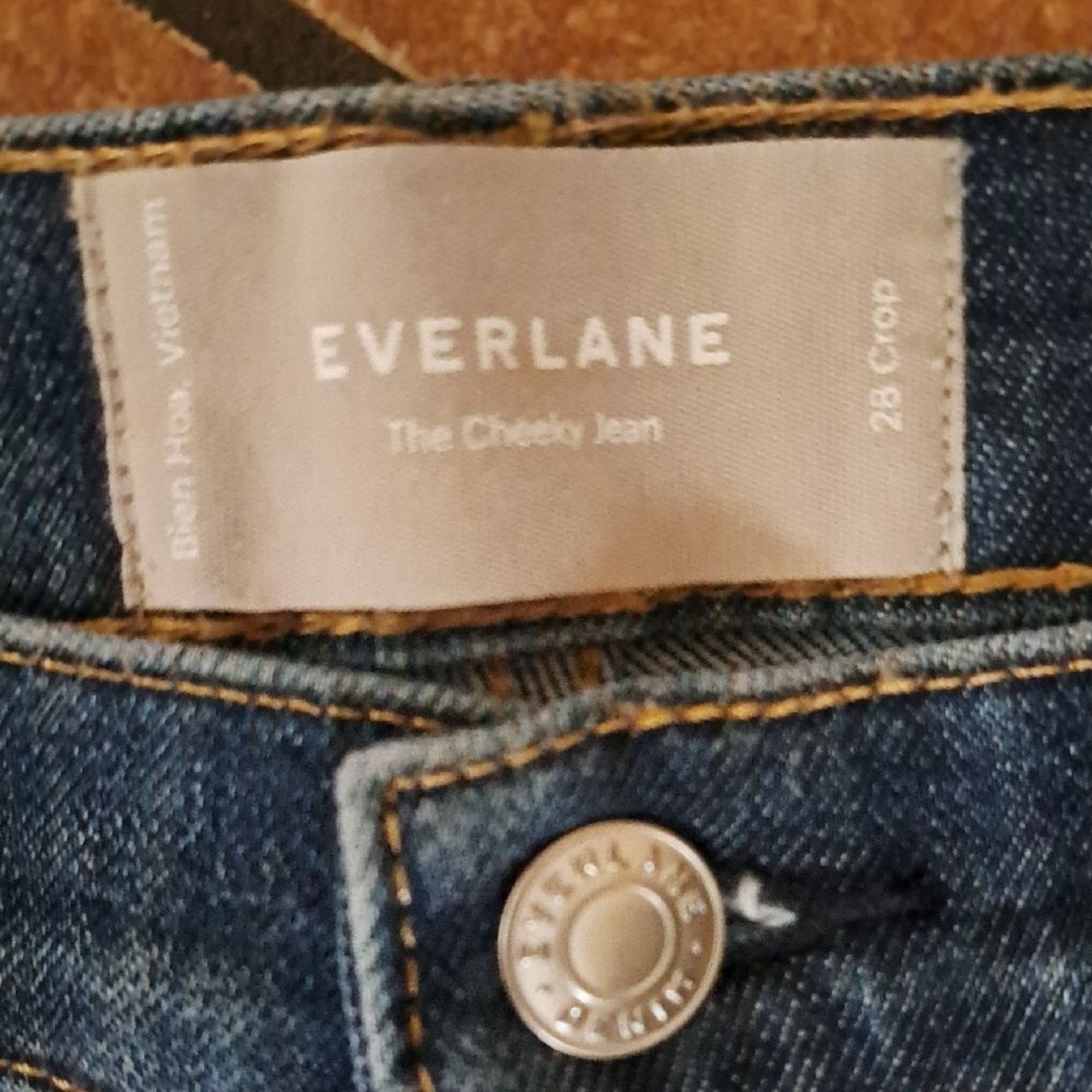 Everlane Dark Blue Cheeky Jeans