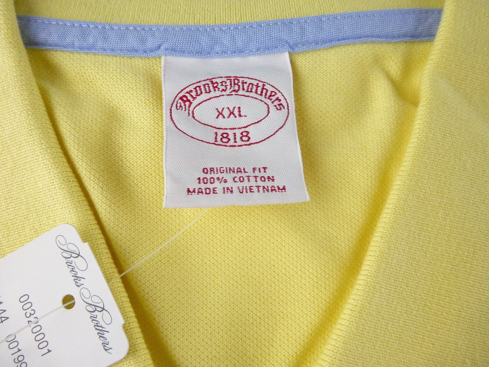 BROOKS BROTHERS POLO SHIRT 1818 Men’s Pastel Colors ORIGINAL Fit XL 2XL New $89
