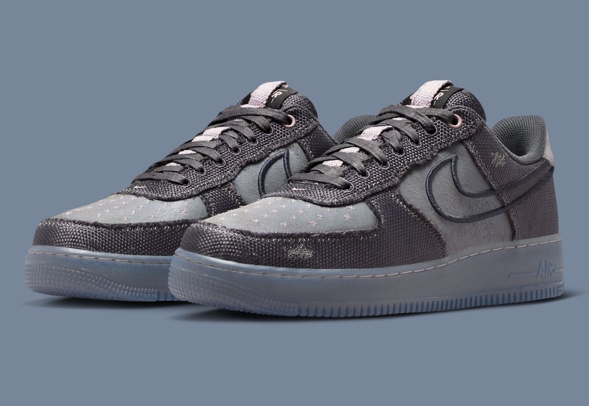 Nike Air Force 1 ’07 Low Anthracite Iron Grey Violet Ore IQ0614-060 sz 11.5 Men