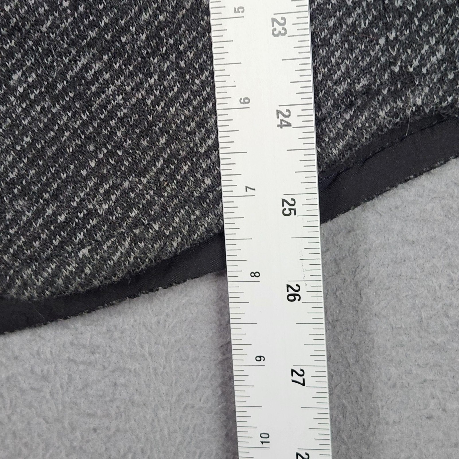 Banana Republic Shirt Jacket Mens Small Gray Herringbone Button Front Lined
