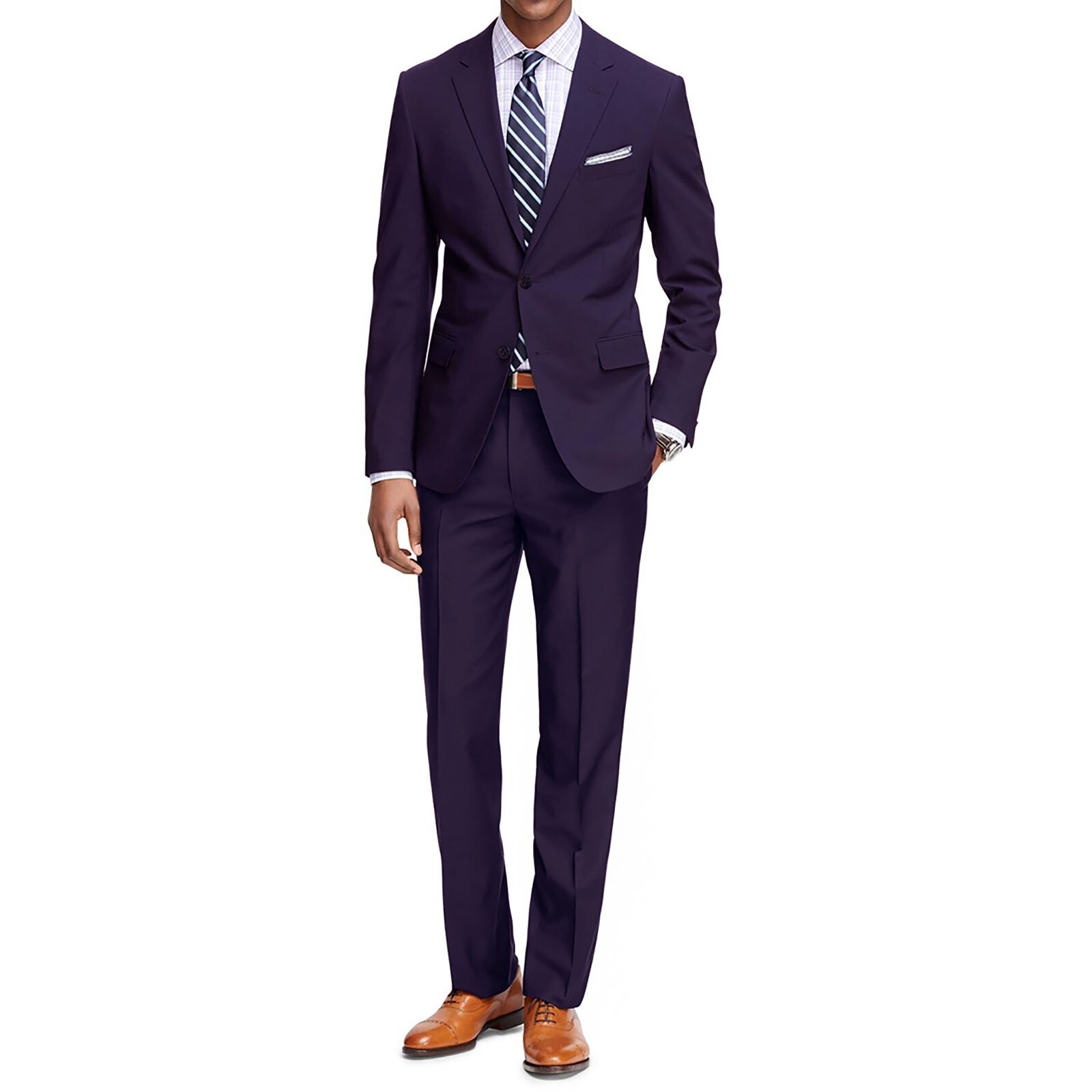 Braveman Men’s Two Piece Classic Regular Fit Suits