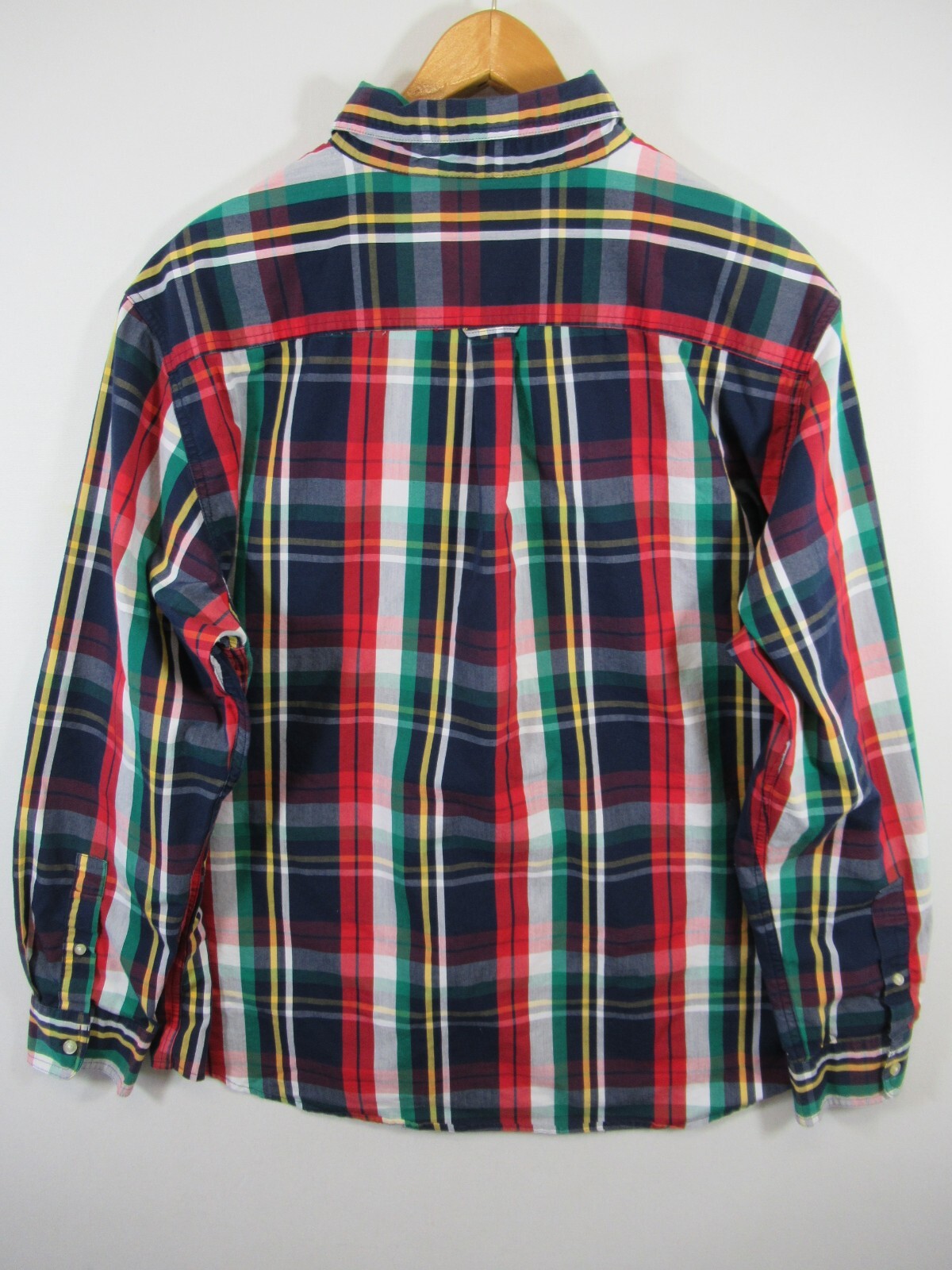 Chaps Button Up Shirt Men 2XL Multicolor Plaid Stretch Easy Care Lightweight