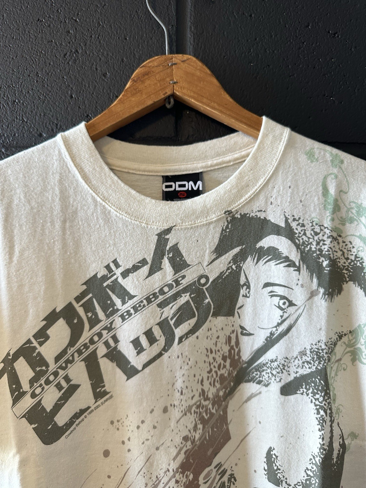 VTG 00s Anime Toonami Cowboy Bebop Faye Valentine Tshirt Y2K ODM Tag Sz Small