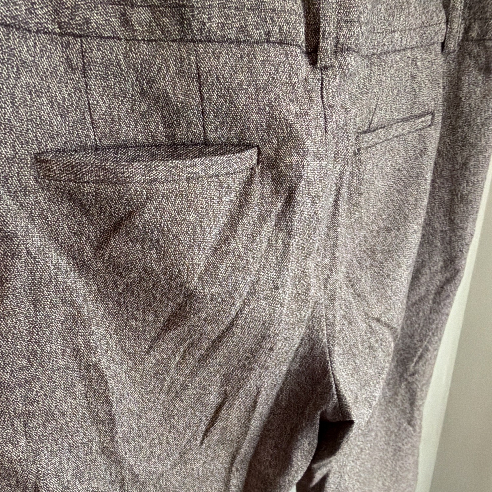 Apt. 9 Women’s Dress Pants Modern Fit Solid Brown Stretch Pockets Regular