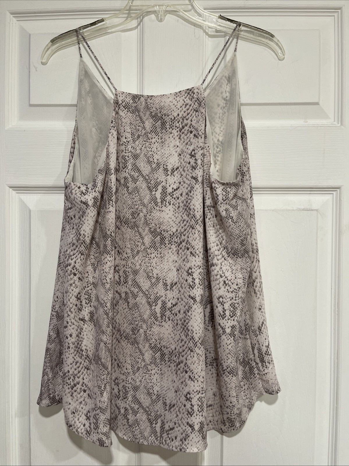 Loft Women’s Snake Print Camisole Tank Top Vneck Size Large