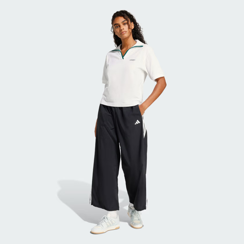 adidas women Seasonal Essentials Colorpop Polo with Embroidered Graphic